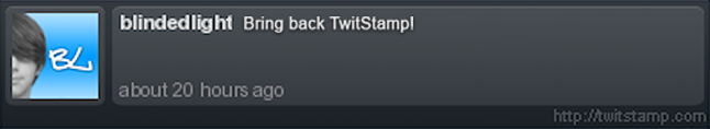 Bring back TwitStamp!